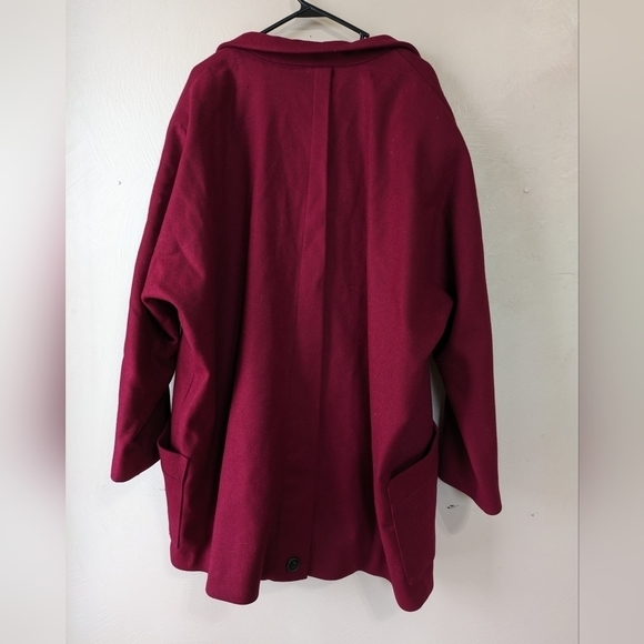 PURE WOOL Pea Coat, Vintage, Dolman Sleeve, Size 22, Gorgeous! - Picture 4 of 6